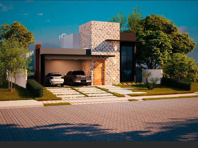 Imagem: Casa Linear de Alto Padrão - Residencial