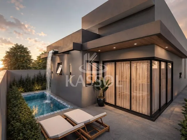 Imagem 2: Casa Terrea com 3 Suites Office Piscina 4 Vagas, Terras Alpha I, Pronta