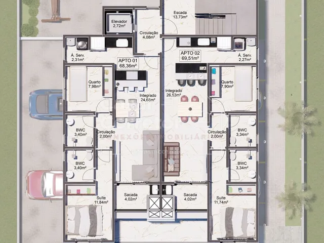 Imagem 9: Apartamento de 2 Dormitórios na Guabiruba