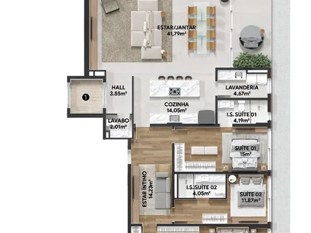 Imagem 11: Zen Apartamento com 3 dormitórios