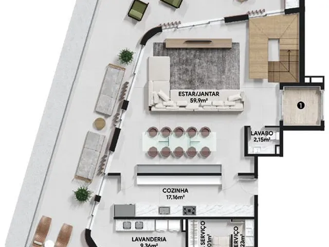 Imagem 13: Zen Apartamento com 3 dormitórios