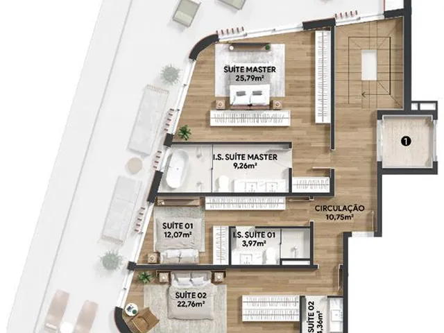 Imagem 15: Zen Apartamento com 3 dormitórios