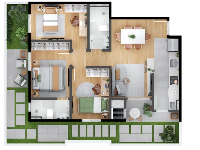 Imagem 5: Meo Hauer Apartamento com 2 dormitórios