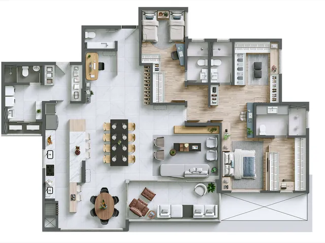 Imagem 5: Landhaus Apartamento com 3 dormitórios