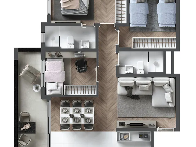 Imagem 10: COBERTURA RESIDENCIAL em Curitiba - PR, Juvevê