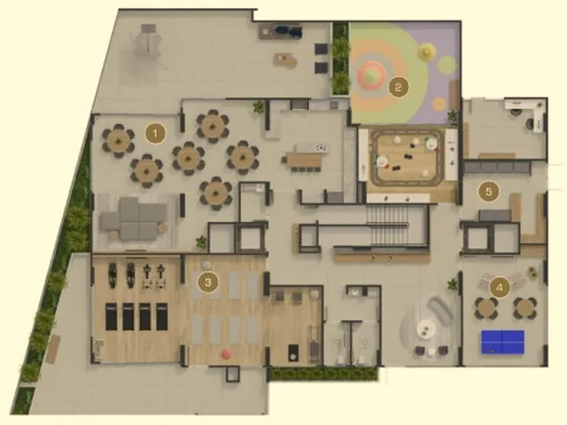 Imagem 3: Cobertura exclusiva à venda em Curitiba-PR, Campo Comprido: 3 quartos, 3 suítes, 3