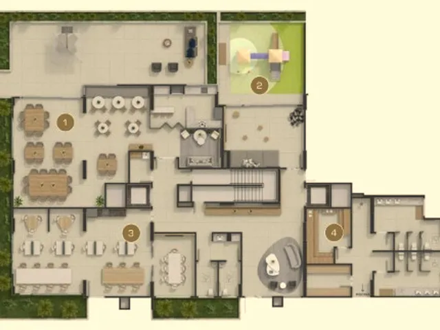 Imagem 4: Cobertura exclusiva à venda em Curitiba-PR, Campo Comprido: 3 quartos, 3 suítes, 3