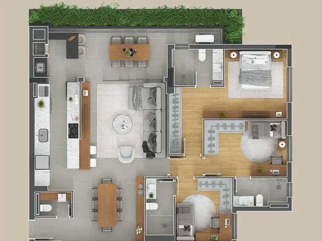 Imagem 6: APARTAMENTO RESIDENCIAL em Curitiba - PR, Alto da Glória
