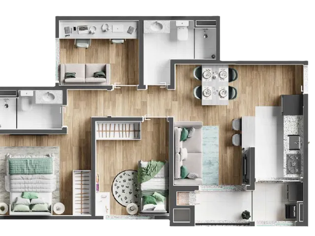 Imagem 3: APARTAMENTO RESIDENCIAL em Curitiba - PR, Prado Velho