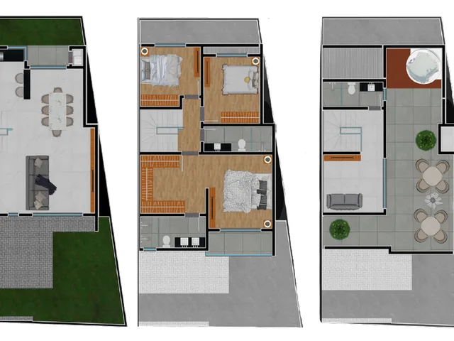 Imagem 2: Casa de alto padrão em condomínio no Guabirotuba: 3 quartos, 1 suíte, 4 banheiros, 2