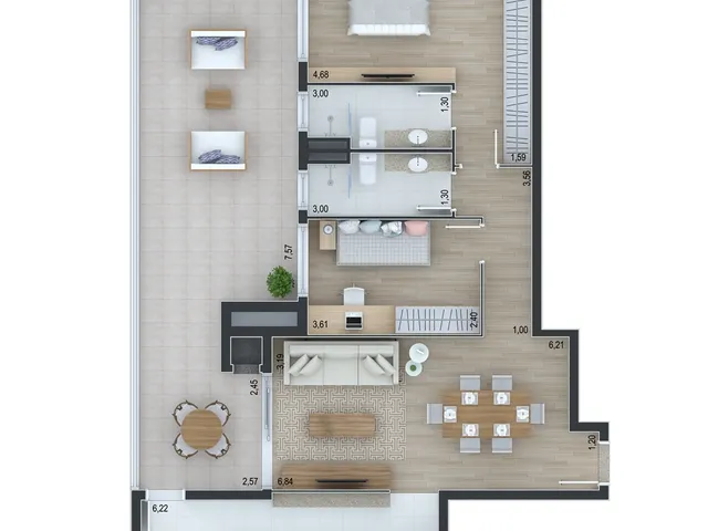 Imagem 3: APARTAMENTO RESIDENCIAL em Curitiba - PR, Ahú