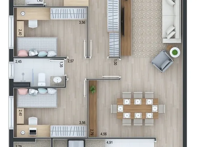 Imagem 5: Terrasse Lilas Apartamento com 3 dormitórios