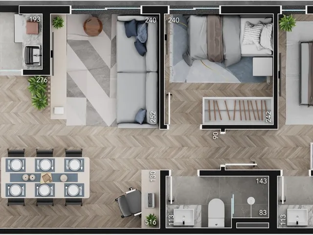 Imagem 2: Drop Apartamento com 2 dormitórios