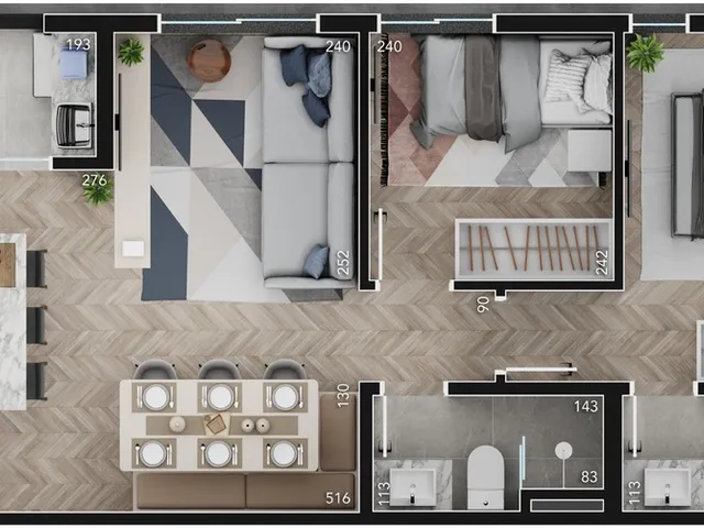Imagem 3: Drop Apartamento com 2 dormitórios