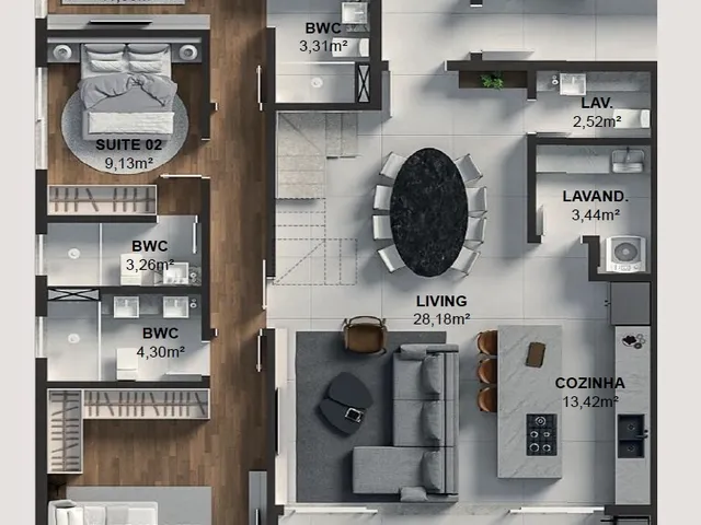 Imagem 16: APARTAMENTO RESIDENCIAL em Curitiba - PR, Ahú