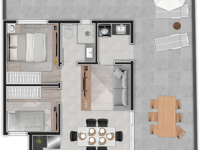 Imagem 1: APARTAMENTO RESIDENCIAL em Curitiba - PR, Bom Retiro