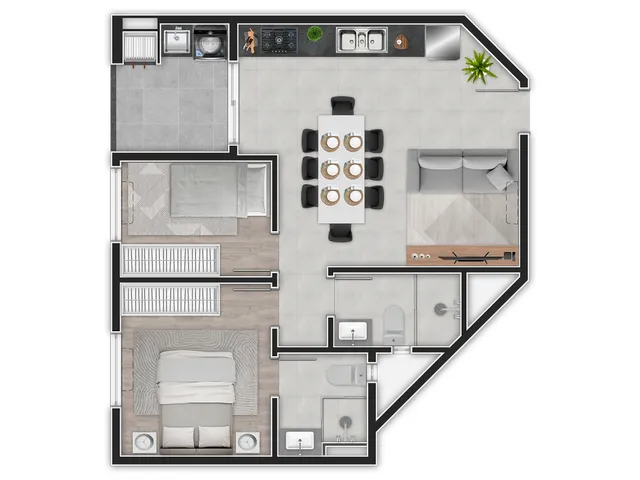 Imagem 3: APARTAMENTO RESIDENCIAL em Curitiba - PR, Bom Retiro