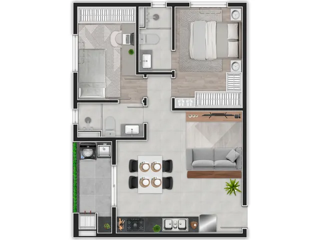 Imagem 4: APARTAMENTO RESIDENCIAL em Curitiba - PR, Bom Retiro