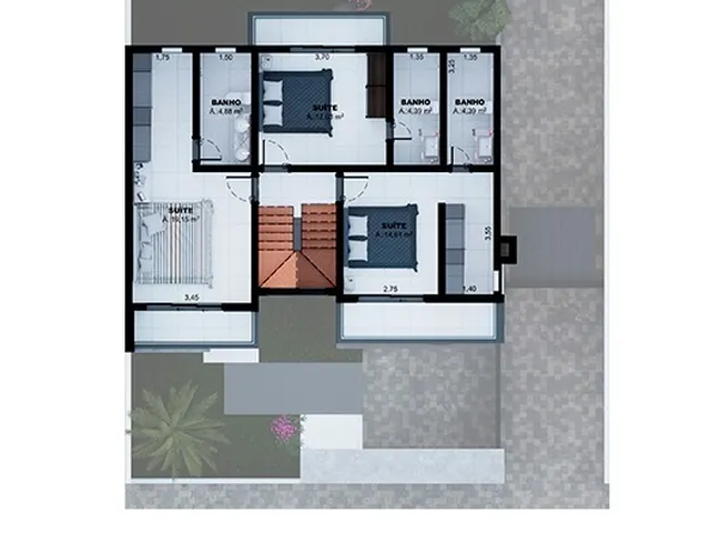 Imagem 2: CASA RESIDENCIAL em Curitiba - PR, Jardim das Américas