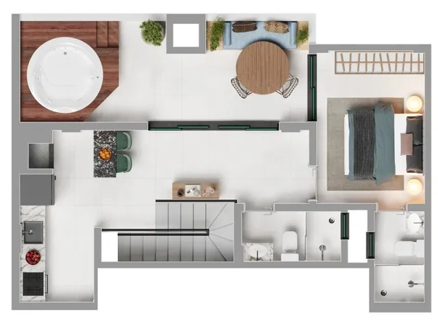 Imagem 16: Mantiqueira Apartamento com 2 dormitórios