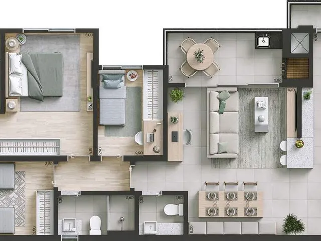 Imagem 5: APARTAMENTO RESIDENCIAL em Curitiba - PR, Alto da Rua XV