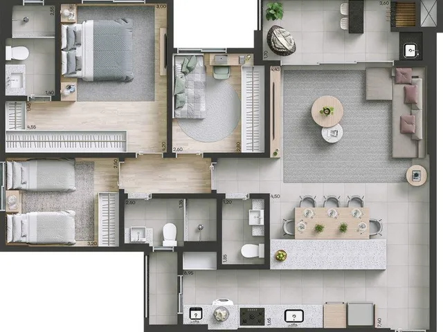 Imagem 7: APARTAMENTO RESIDENCIAL em Curitiba - PR, Alto da Rua XV