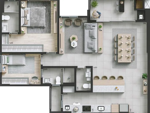 Imagem 8: APARTAMENTO RESIDENCIAL em Curitiba - PR, Alto da Rua XV