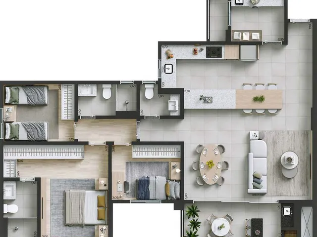 Imagem 10: APARTAMENTO RESIDENCIAL em Curitiba - PR, Alto da Rua XV