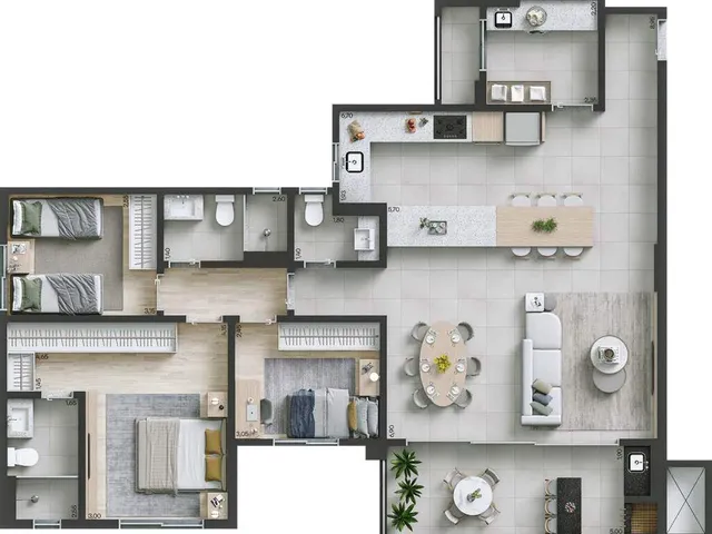 Imagem 12: APARTAMENTO RESIDENCIAL em Curitiba - PR, Alto da Rua XV