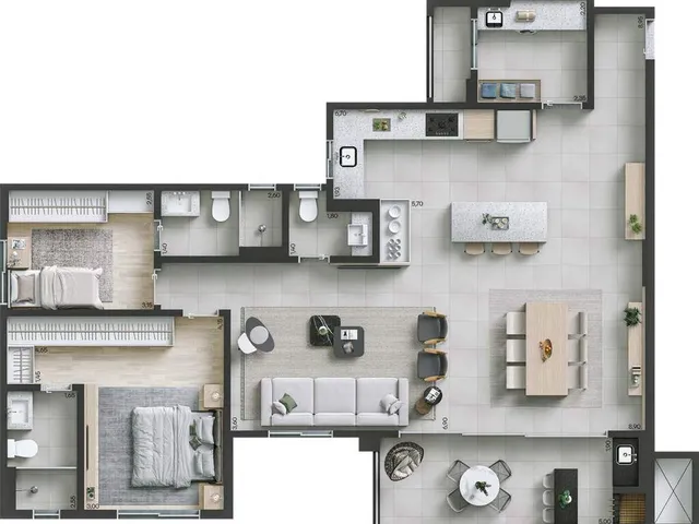 Imagem 13: APARTAMENTO RESIDENCIAL em Curitiba - PR, Alto da Rua XV