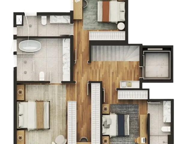 Imagem 13: COBERTURA RESIDENCIAL em Curitiba - PR, Juvevê