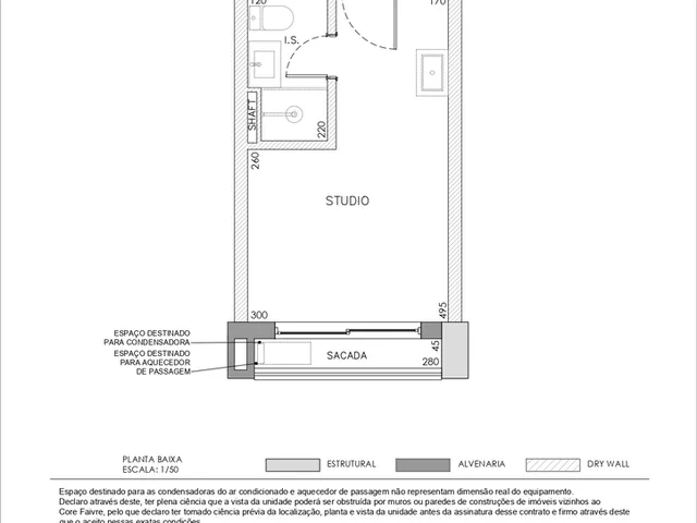Imagem 15: Apartamento à venda no Centro de Curitiba-PR: 2 quartos, 1 banheiro, 33,51 m² de área