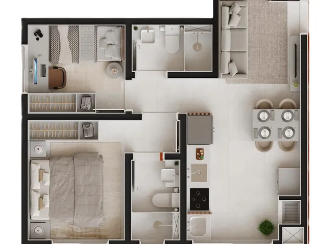 Imagem 3: APARTAMENTO RESIDENCIAL em Curitiba - PR, Hauer
