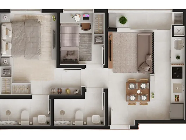Imagem 4: APARTAMENTO RESIDENCIAL em Curitiba - PR, Hauer