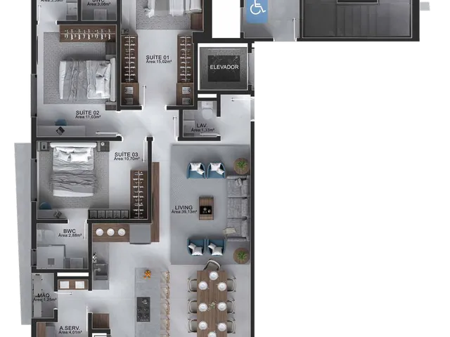 Imagem 4: COBERTURA RESIDENCIAL em Balneário Camboriú - SC, Centro