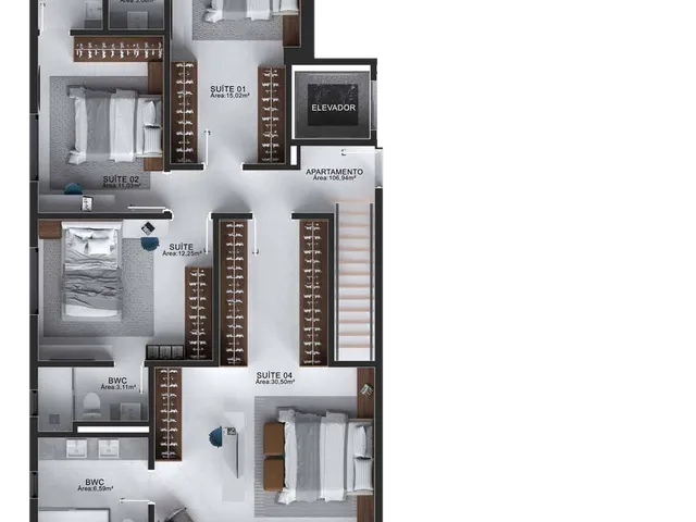 Imagem 8: COBERTURA RESIDENCIAL em Balneário Camboriú - SC, Centro
