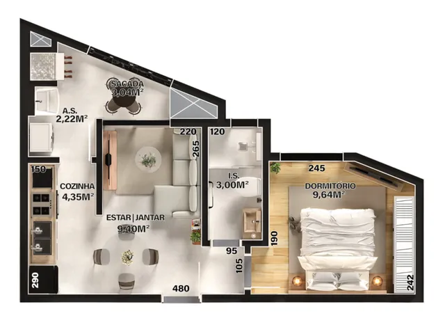 Imagem 6: COBERTURA RESIDENCIAL em Curitiba - PR, Campo Comprido