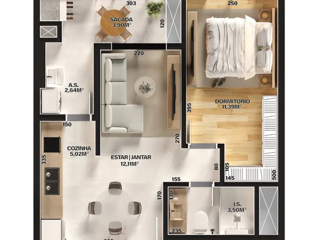 Imagem 7: COBERTURA RESIDENCIAL em Curitiba - PR, Campo Comprido
