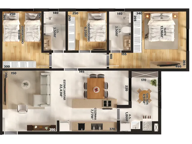 Imagem 13: COBERTURA RESIDENCIAL em Curitiba - PR, Campo Comprido