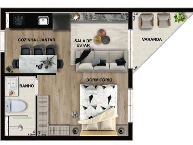 Imagem 6: APARTAMENTO RESIDENCIAL em Pinhais - PR, Centro