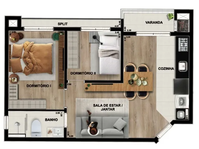 Imagem 8: APARTAMENTO RESIDENCIAL em Pinhais - PR, Centro