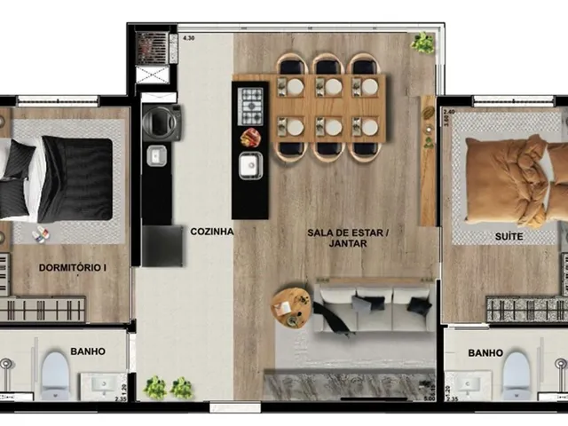 Imagem 10: APARTAMENTO RESIDENCIAL em Pinhais - PR, Centro