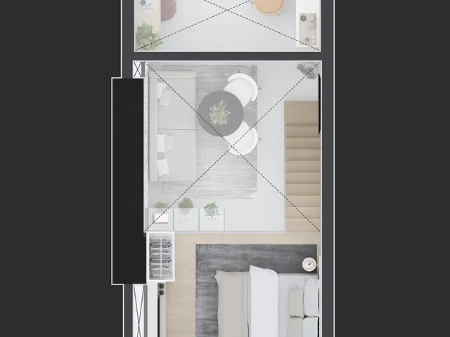 Imagem 2: Apartamento à venda em Curitiba-PR, no Centro: 1 quarto, 1 suíte, 1 banheiro, 37,88 m²