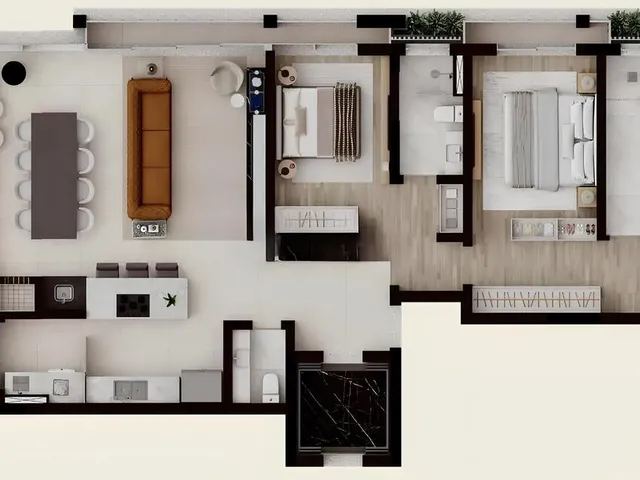 Imagem 4: COBERTURA RESIDENCIAL em Curitiba - PR, Cabral