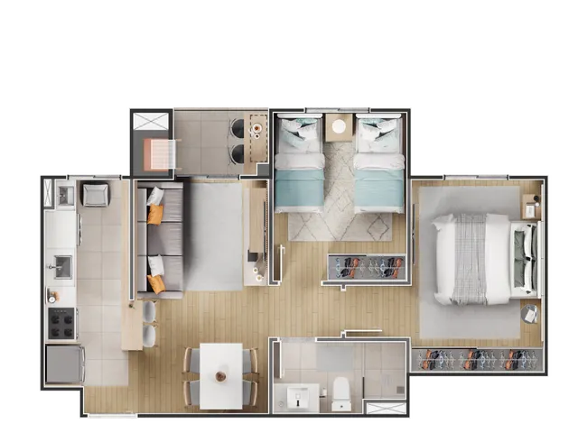 Imagem 3: APARTAMENTO RESIDENCIAL em Curitiba - PR, Neoville