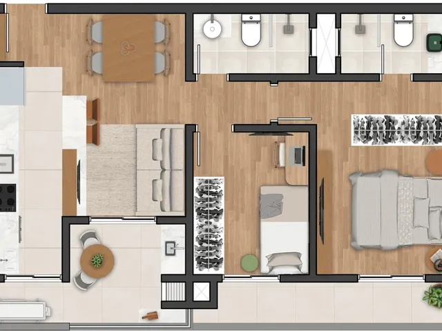 Imagem 4: APARTAMENTO RESIDENCIAL em Curitiba - PR, Novo Mundo