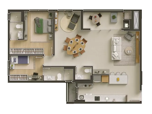 Imagem 10: Pulse Apartamento com 3 dormitórios