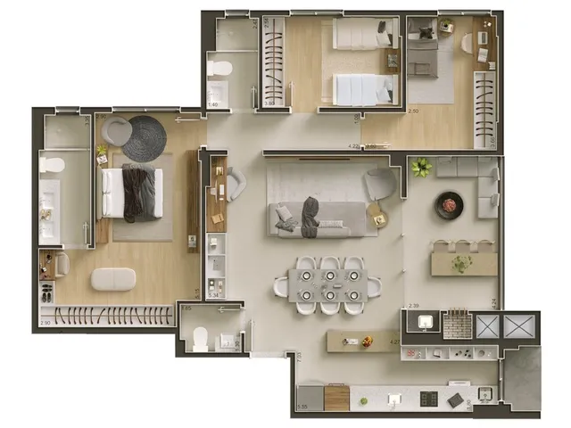 Imagem 11: Pulse Apartamento com 3 dormitórios