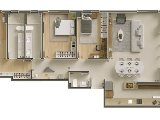 Imagem 12: Pulse Apartamento com 3 dormitórios