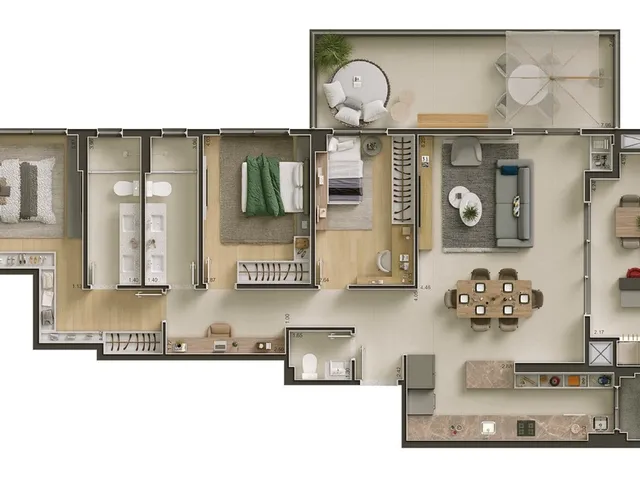 Imagem 16: Pulse Apartamento com 3 dormitórios